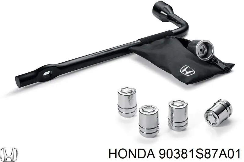 Nakrętka koła Honda 90381S87A01 cena, od 6,43 USD