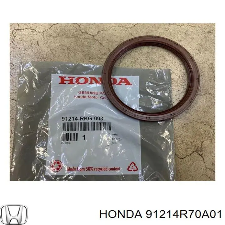 Uszczelniacz wału korbowego silnika tylny Honda 91214R70A01 cena, od 15,79 USD
