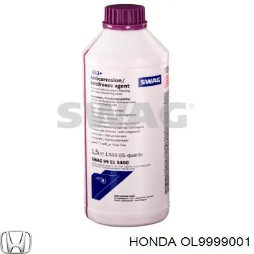 Ciecz chłodząca OL9999001 Honda