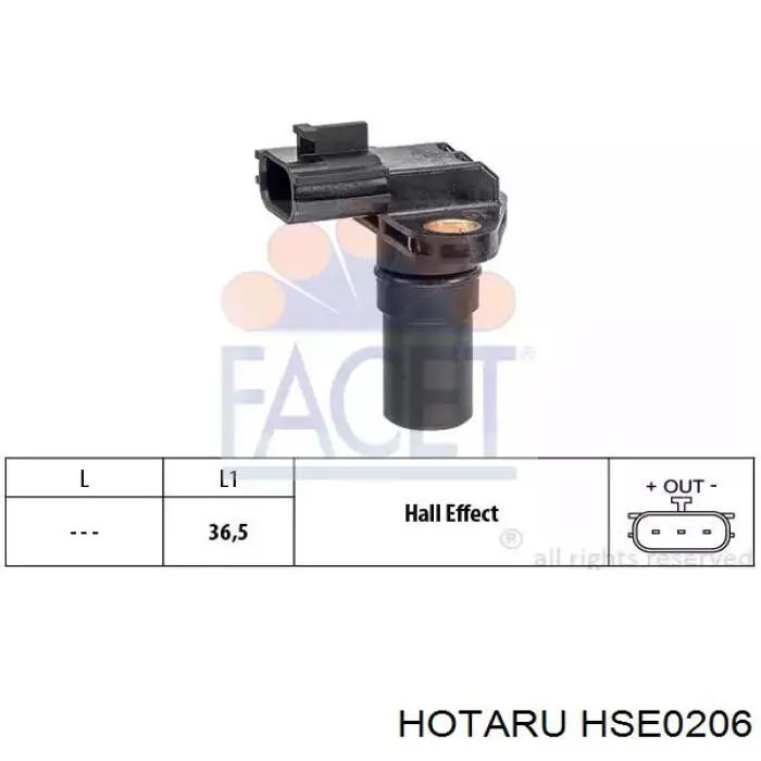 Czujnik prędkości Hotaru HSE0206