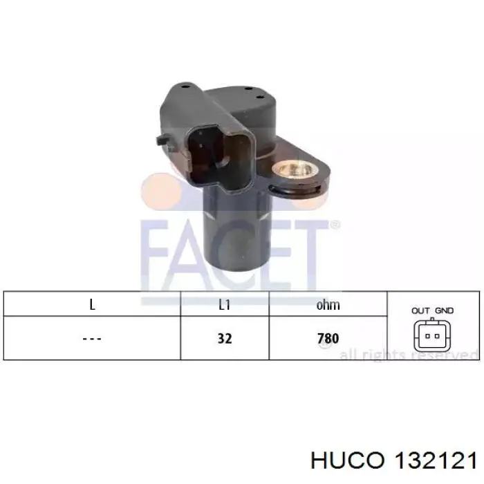 Przekaźnik świec żarowych 132121 Huco