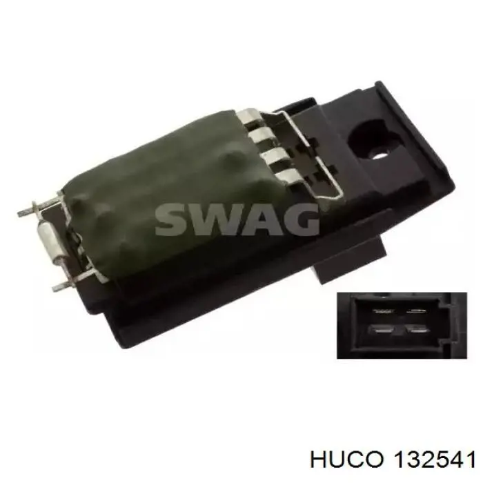 Rezystor wentylatora nagrzewnicy (ogrzewacza kabiny) Huco 132541 cena, od 16,73 USD