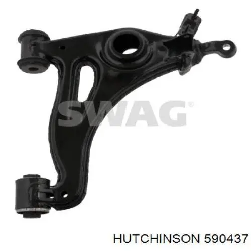 Do koszyka 590437 Hutchinson Silentblock przedniego wahacza dolnego