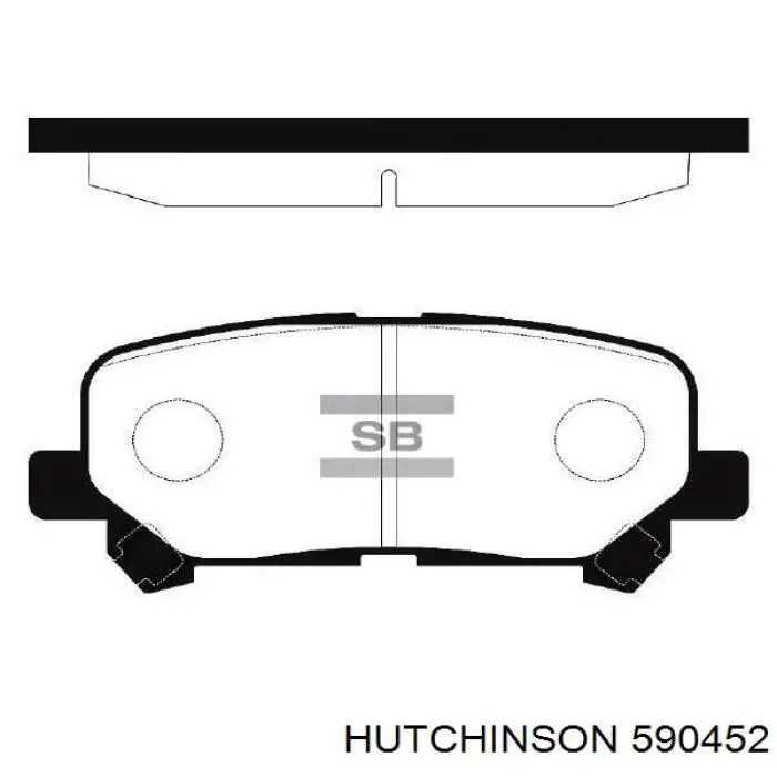 Tuleja stabilizatora przedniego Hutchinson 590452 cena, od 5,98 USD