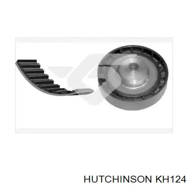 Pasek rozrządu, zestaw Hutchinson KH124 cena, od 51,08 USD