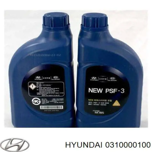 Do koszyka 0310000100 Hyundai/Kia Płyn hydraulicznego układu wspomagania