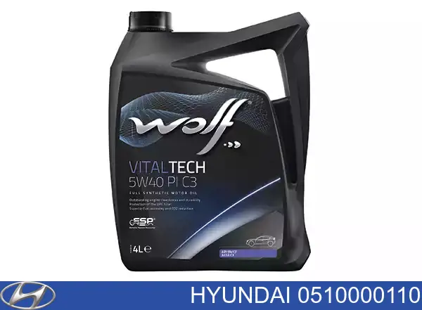 Olej przekładniowy 0510000110 Hyundai/Kia