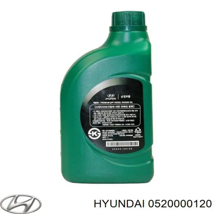 Olej do silnika Hyundai/Kia 0520000120 cena, od 17,76 USD