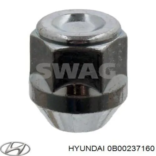 Nakrętka koła Hyundai/Kia 0B00237160 cena, od 2,74 USD
