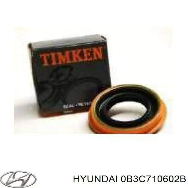Uszczelniacz wału korbowego przedni Hyundai/Kia 0B3C710602B cena, od 7,42 USD