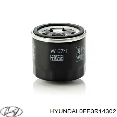 0FE3R14302 Hyundai/Kia Filtr oleju