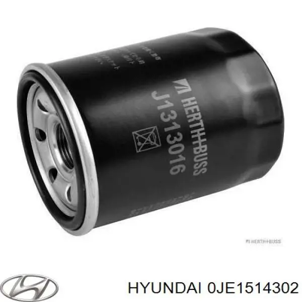 Do koszyka 0JE1514302 Hyundai/Kia Filtr oleju
