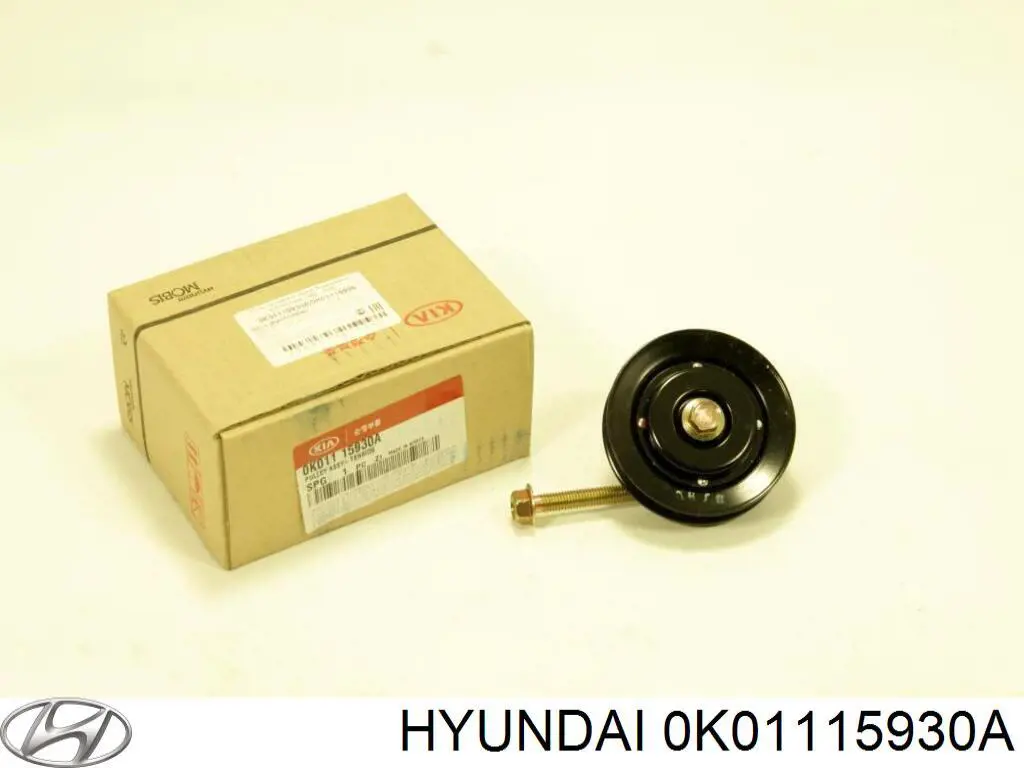 Do koszyka 0K01115930A Hyundai/Kia Rolka napinacza paska napędowego