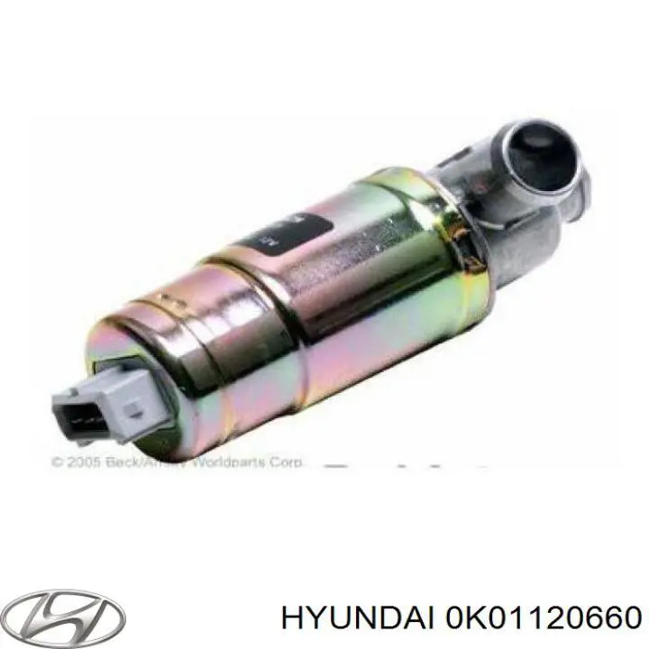 Do koszyka 0K01120660 Hyundai/Kia Regulator biegu jałowego