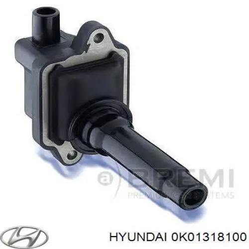 Do koszyka 0K01318100 Hyundai/Kia Cewka zapłonowa