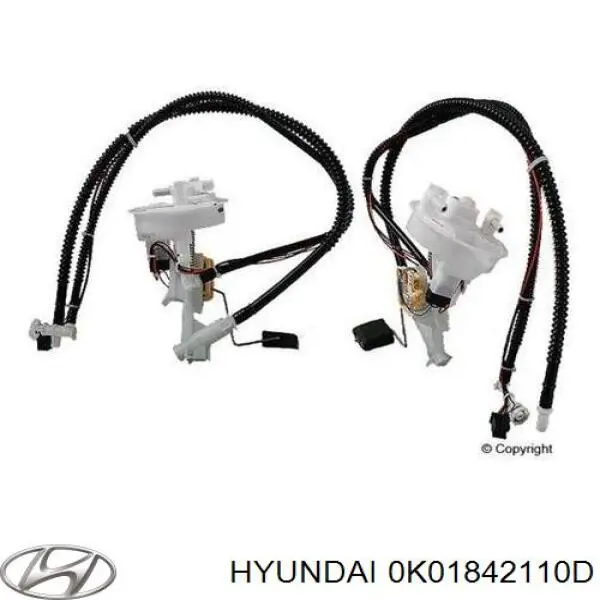 0K01842110D Hyundai/Kia Zbiornik paliwa