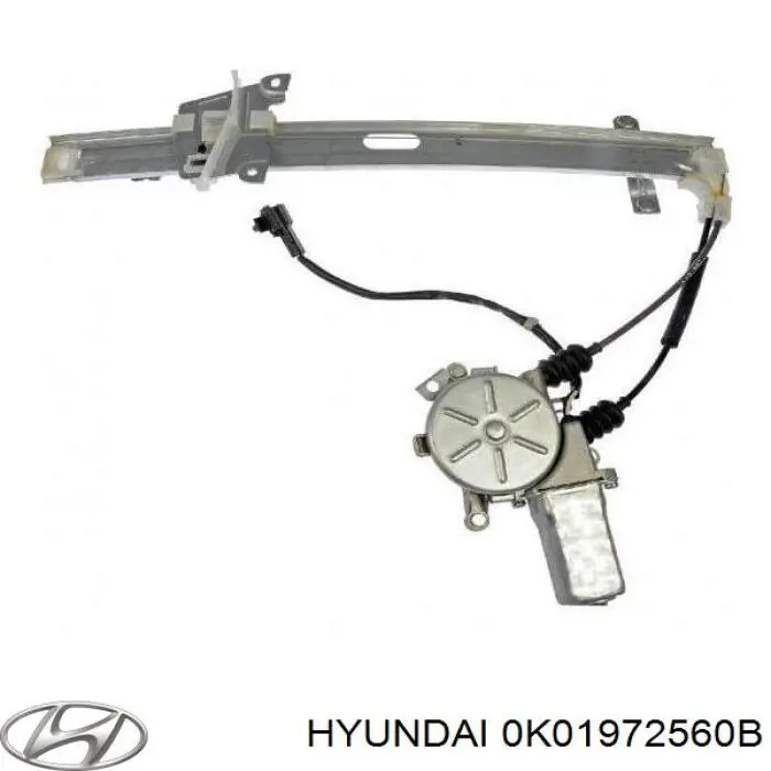 0K01972560 Hyundai/Kia Mechanizm podnoszenia szyby drzwi tylnych prawych