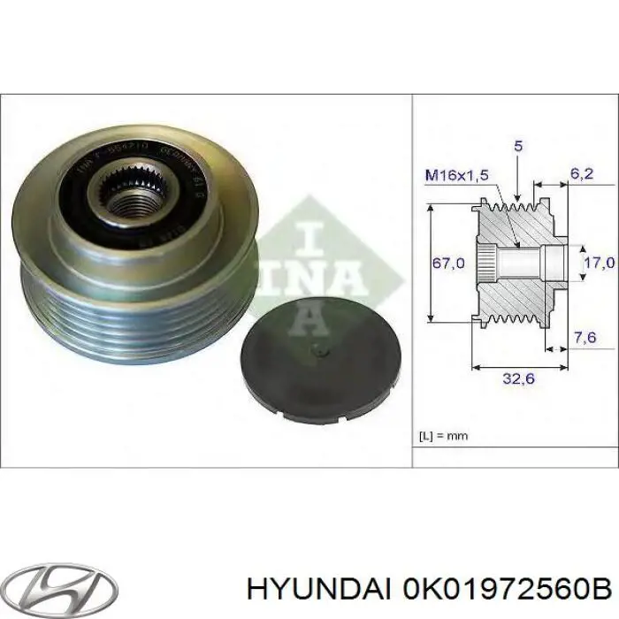 Do koszyka 0K01972560 Hyundai/Kia Mechanizm podnoszenia szyby drzwi tylnych prawych