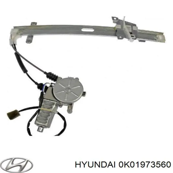 0K01973560 Hyundai/Kia Mechanizm podnoszenia szyby drzwi tylnych lewych