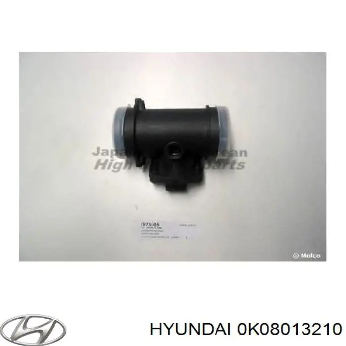 Czujnik przepływu powietrza, przepływomierz powietrza M.A.F. Hyundai/Kia 0K08013210 cena, od 61,29 USD