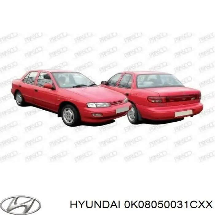 Zderzak przedni KIA Sportage I SUV (K00) (1994 - 2004) cena, od 204,13 USD