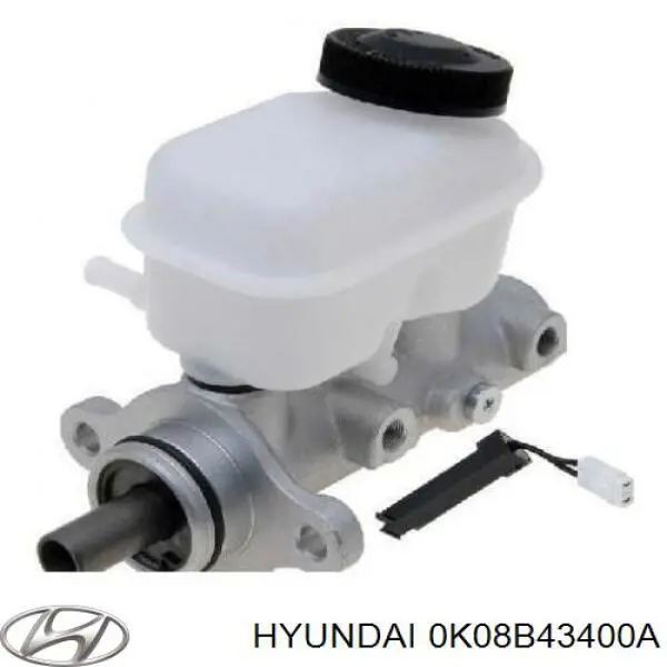 Do koszyka 0K08B43400A Hyundai/Kia Główny cylinder hamulców