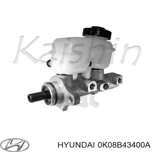 Do koszyka 0K08B43400A Hyundai/Kia Główny cylinder hamulców