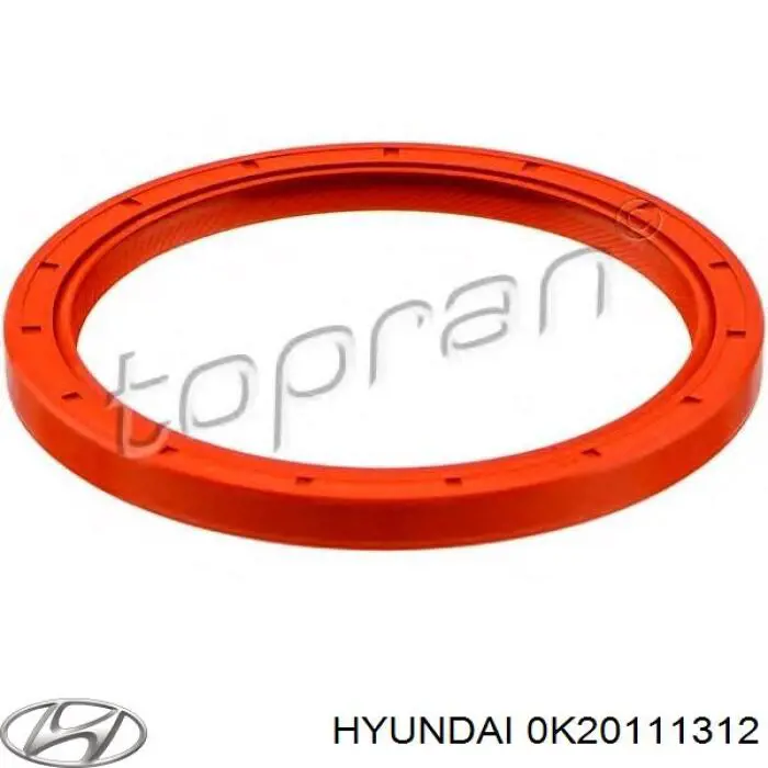 0K20111312 Hyundai/Kia Uszczelniacz wału korbowego silnika tylny