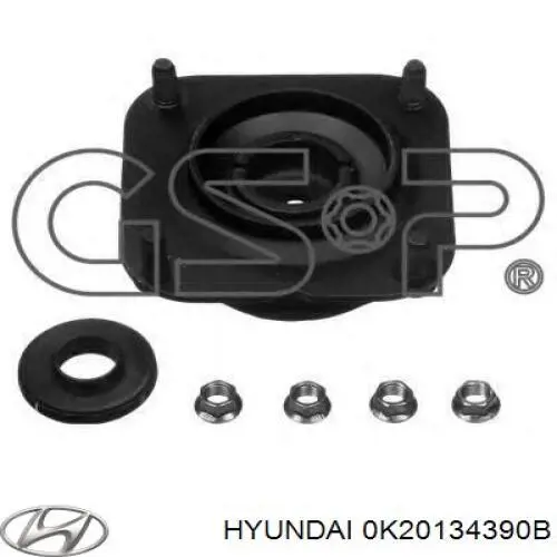 Do koszyka 0K20134390B Hyundai/Kia Poduszka amortyzatora przedniego