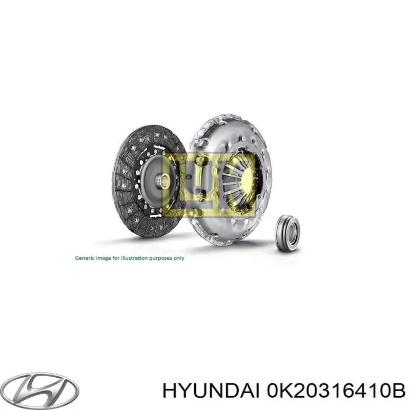 Docisk sprzęgła Hyundai/Kia 0K20316410B cena, od 45,57 USD