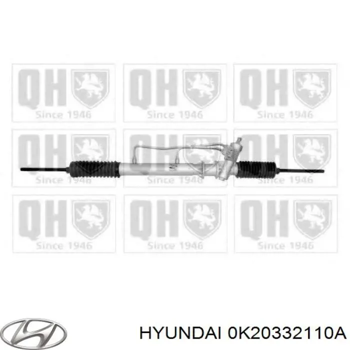 Do koszyka 0K20332110A Hyundai/Kia Listwa kierownicza (maglownica)