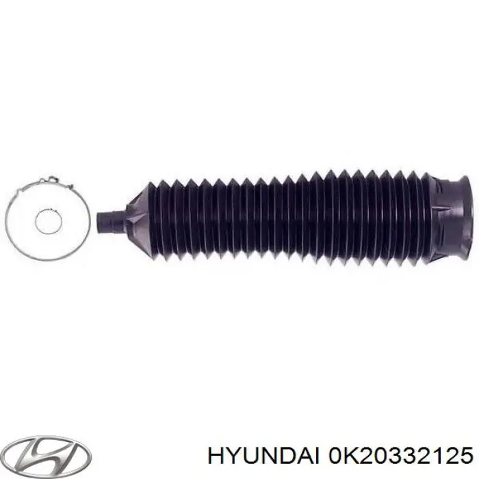 0K20332125 Hyundai/Kia osłona mechanizmu kierowniczego (maglownicy)