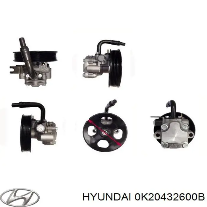 Do koszyka Pompa wspomagania hydraulicznego kierownicy KIA Sephia I FA