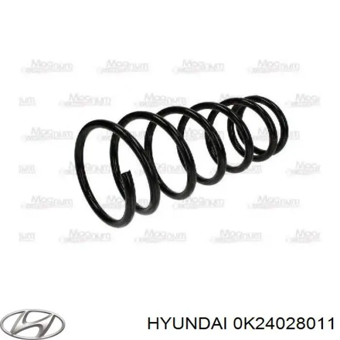 0K24028011 Hyundai/Kia Sprężyna tylna