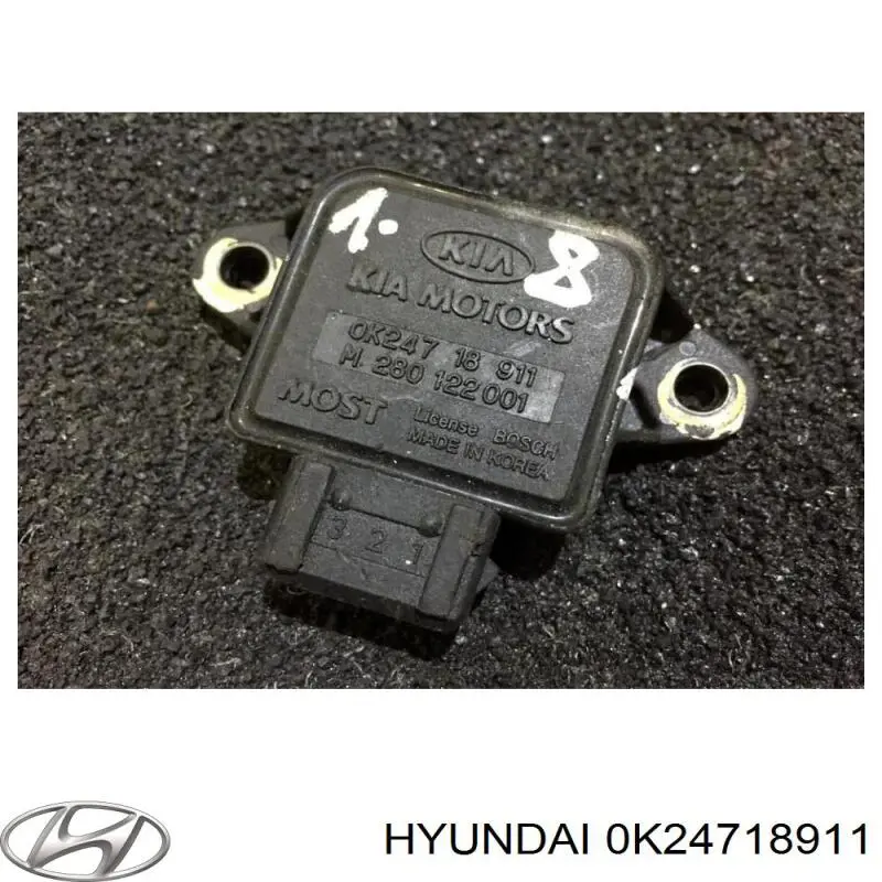 Czujnik położenia przepustnicy (potencjometr) Hyundai/Kia 0K24718911