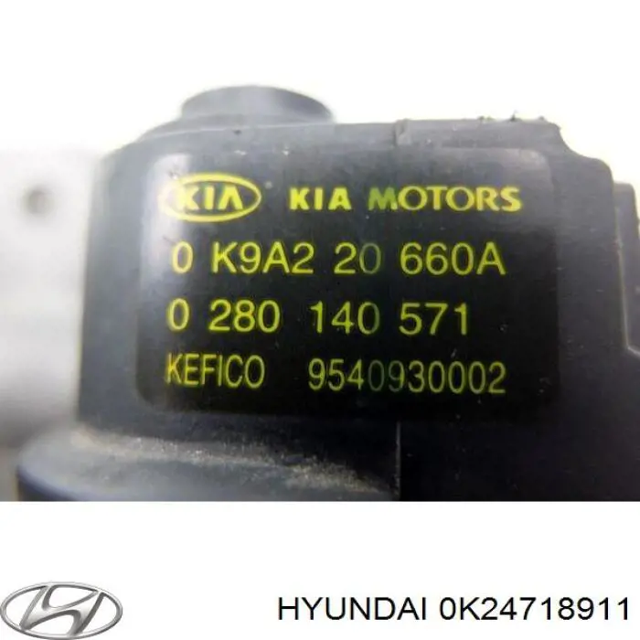 Do koszyka 0K24718911 Hyundai/Kia Czujnik położenia przepustnicy (potencjometr)