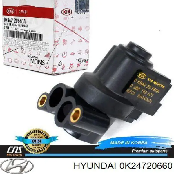 Do koszyka 0K9A220660 Hyundai/Kia Regulator biegu jałowego
