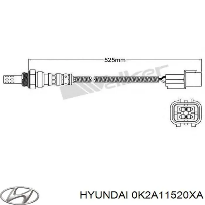 0K2A11520XA Hyundai/Kia Chłodnica silnika
