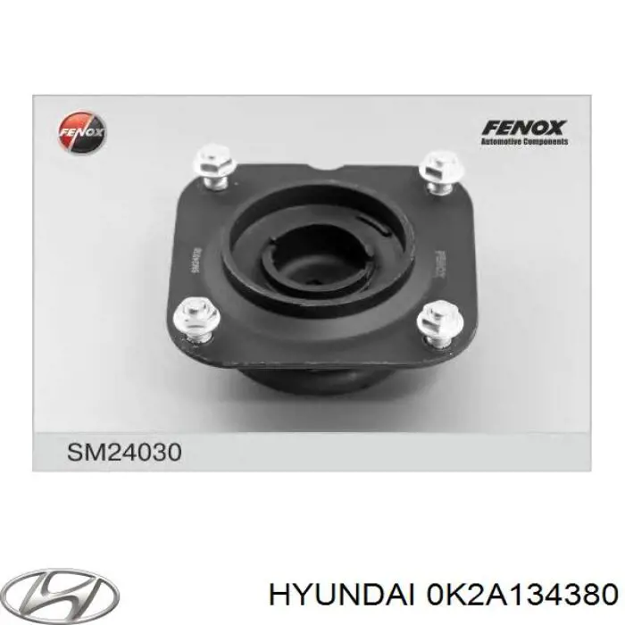 0K2A134380 Hyundai/Kia poduszka amortyzatora przedniego