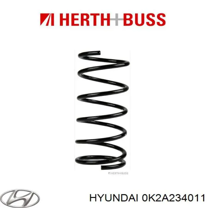 0K2A234011 Hyundai/Kia Sprężyna przednia