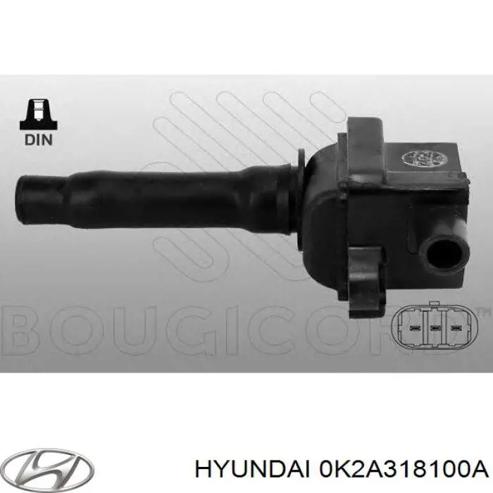 0K2A318100A Hyundai/Kia Cewka zapłonowa