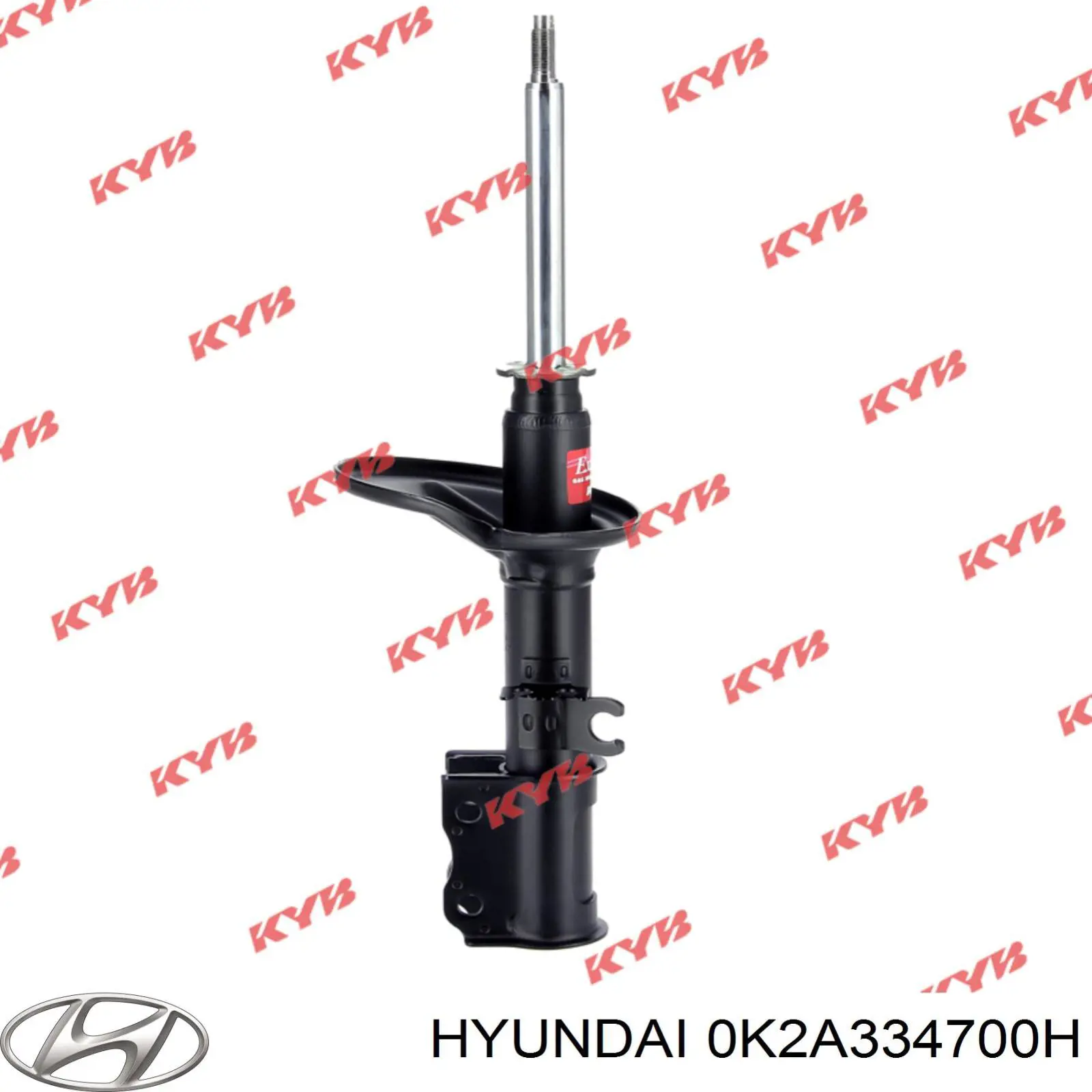 Amortyzator przedni prawy 0K2A334700H Hyundai/Kia
