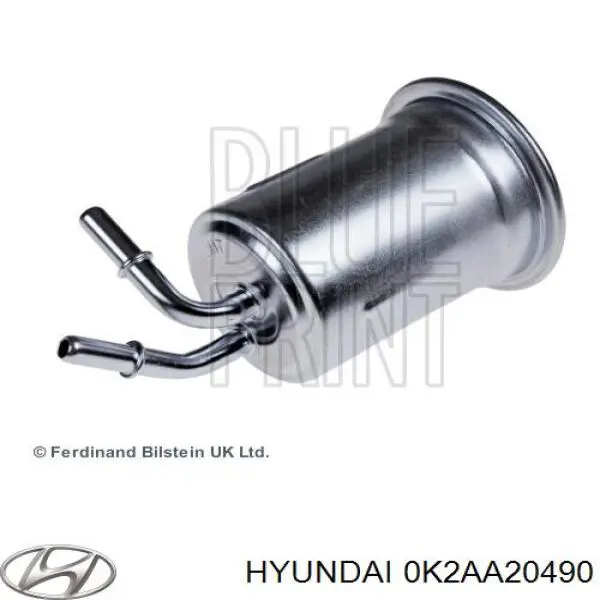 Do koszyka 0K2AA20490 Hyundai/Kia Filtr paliwa