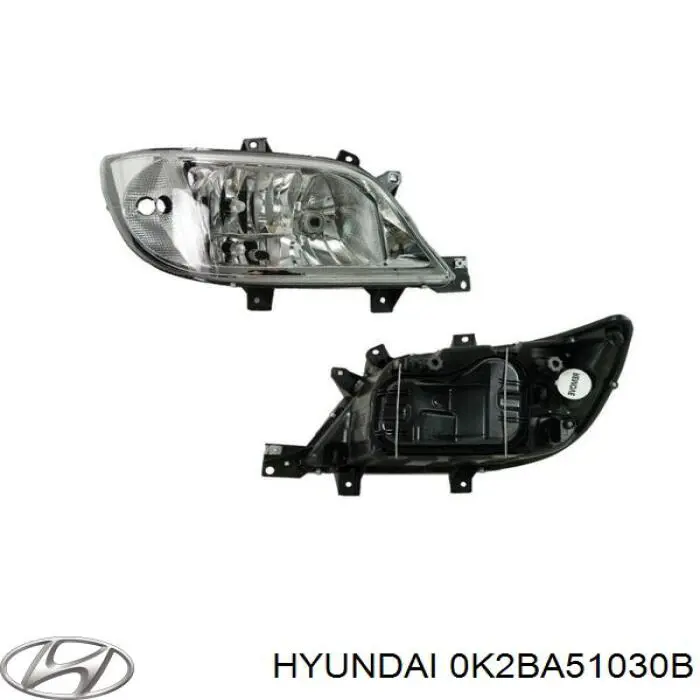  Reflektor prawy KIA Sephia 2