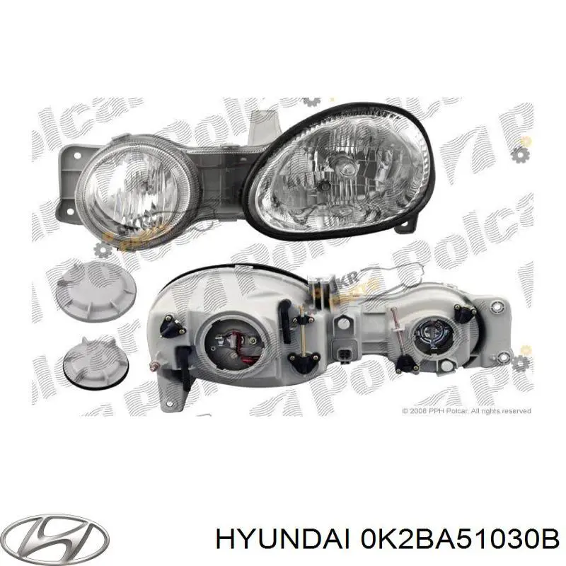 Reflektor prawy do KIA Sephia II FB