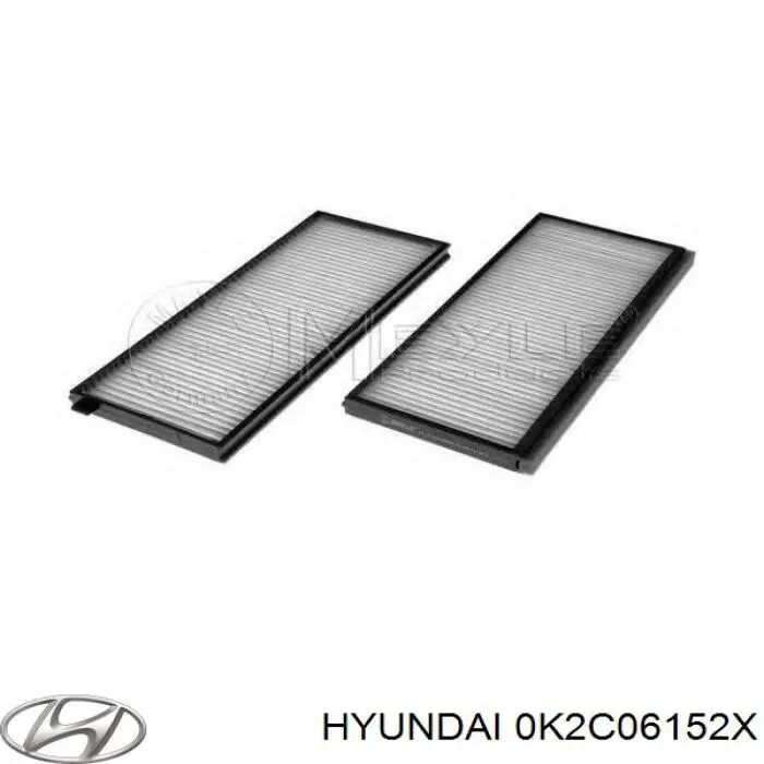 Filtr kabiny Hyundai/Kia 0K2C06152X cena, od 11,14 USD