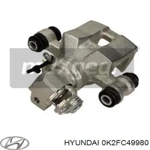 Do koszyka 0K2FC49980 Hyundai/Kia Zacisk hamulcowy tylny prawy