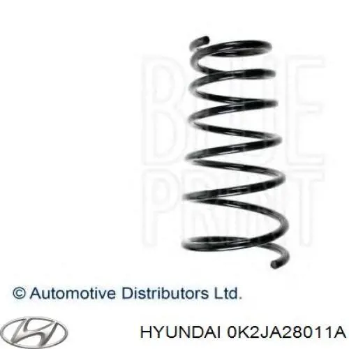 Sprężyna tylna Hyundai/Kia 0K2JA28011A cena, od 70,97 USD