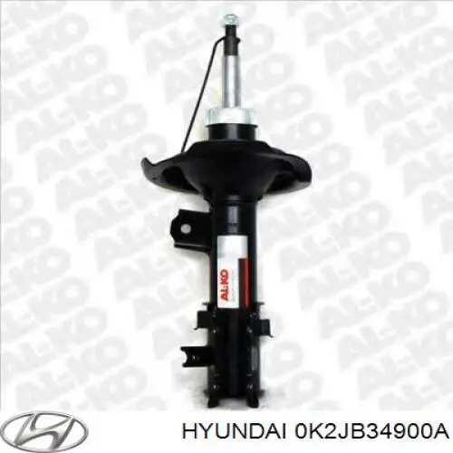 Do koszyka 0K2JB34900A Hyundai/Kia Amortyzator przedni lewy