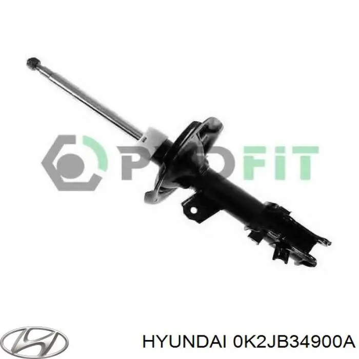 Amortyzator przedni lewy Hyundai/Kia 0K2JB34900A cena, od 106,27 USD